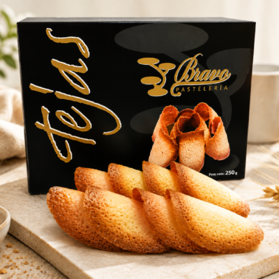 Tejas de Almendra Pasteler&iacute;a Bravo