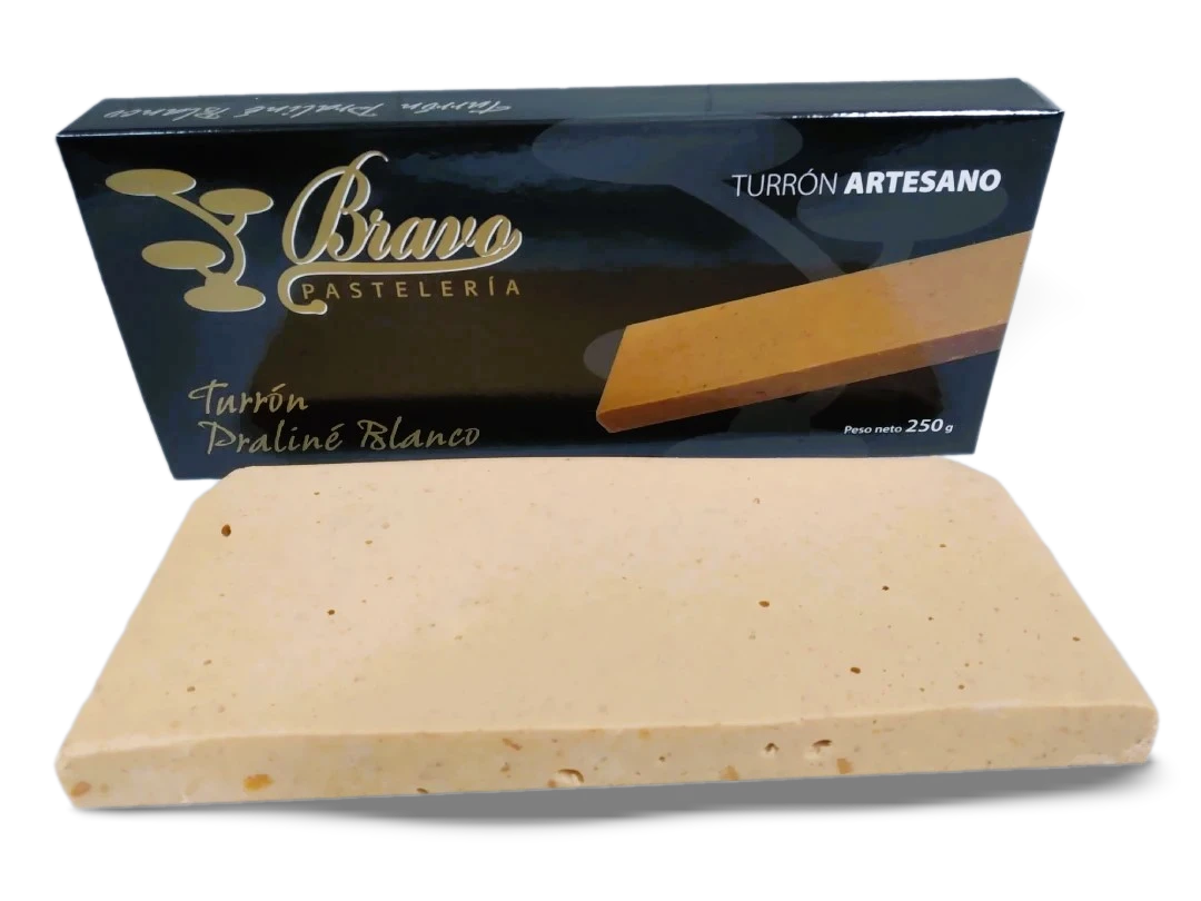 Turrón de Praliné Blanco Turrón de Praliné Blanco