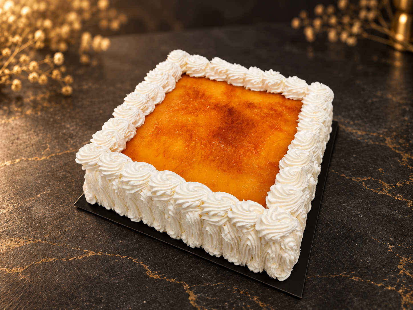 Tarta Yema Tostada Pasteler&iacute;a Bravo