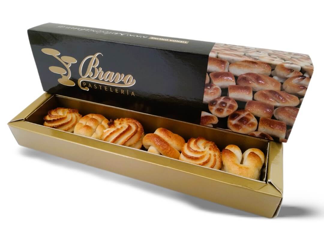 Caja Regalo Mazapán y P. Almen. 1 Pastelería Bravo Caja Regalo Mazapán y Pastas de Almendra, mazapán, pastas, Toledo, artesano, Pastelería Bravo