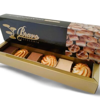 Caja Regalo Pastas de Almendra y Pralinés Caja Regalo Pastas de Almendra y Pralinés