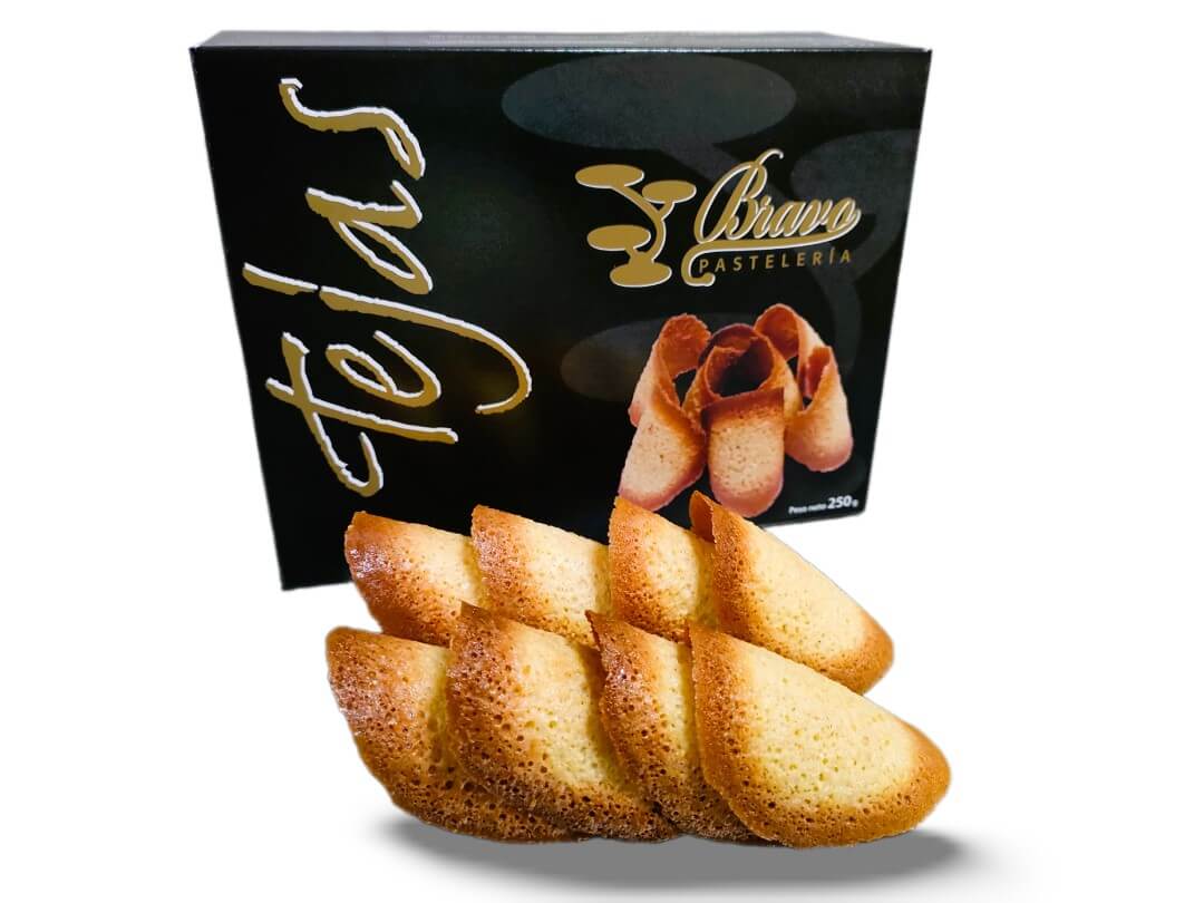 Tejas de Almendra Pastelería Bravo Tejas de Almendra Pastelería Bravo