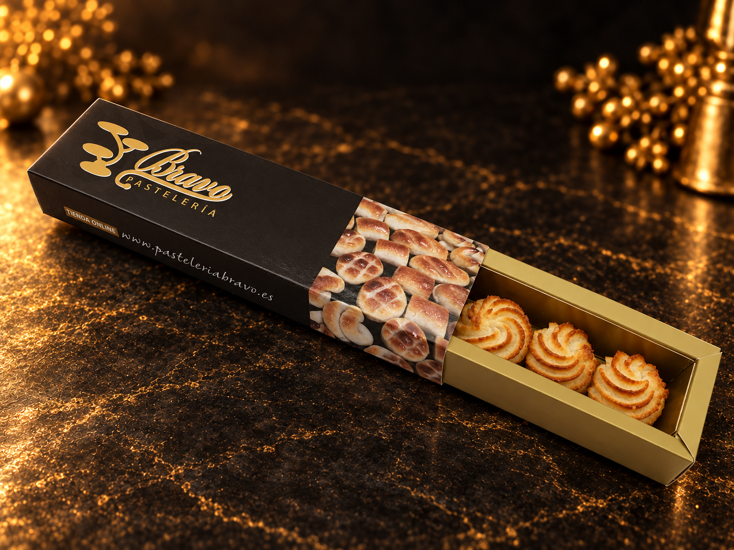 Cajita Regalo Pastas de Almendra Cajita Regalo Pastas de Almendra