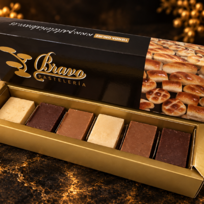 Cajita Regalo Turrón Praliné Cajita Regalo Turrón Praliné