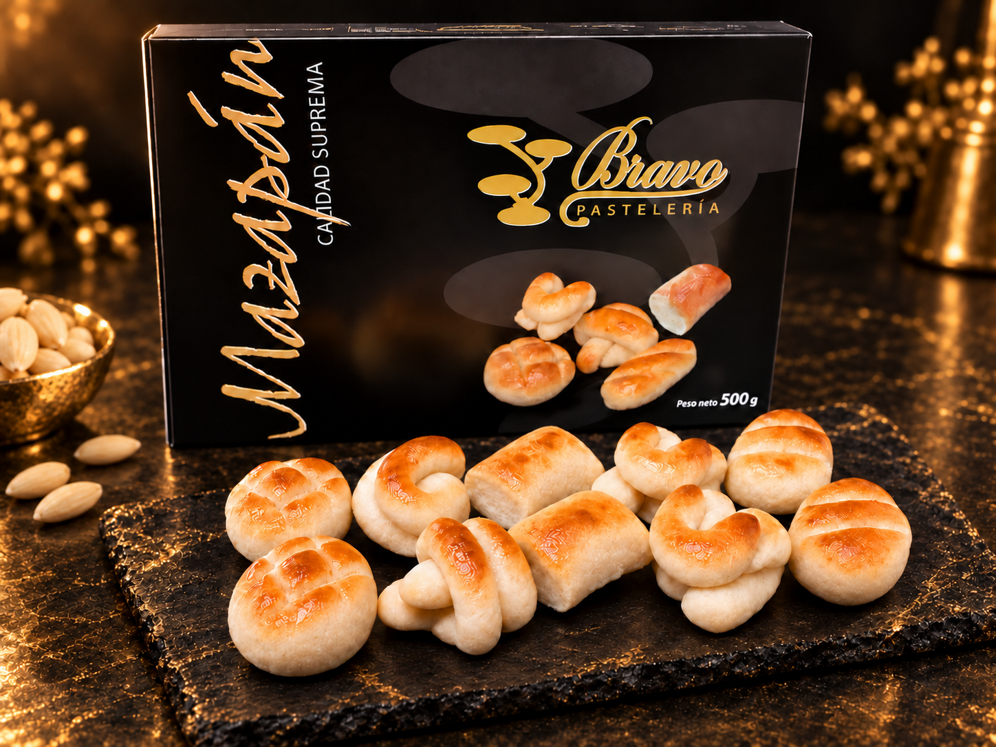 Figuritas de Mazap&aacute;n Artesano Pasteler&iacute;a Bravo