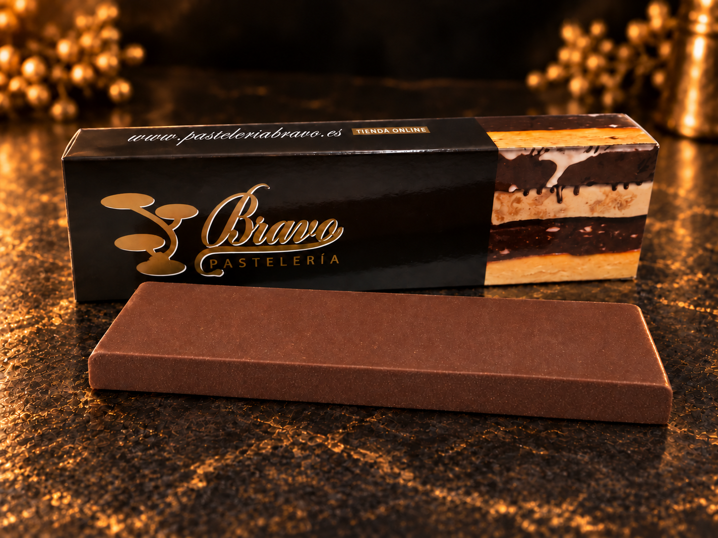 Turrón Mini Praliné Negro Turrón Mini Praliné Negro